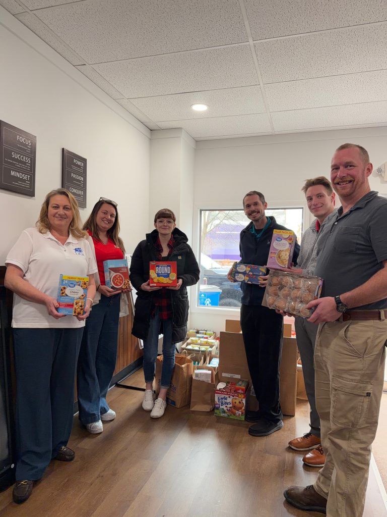 Steet Toyota of Johnstown Representatives dropping off food drive donations to Fulton County Veterans!