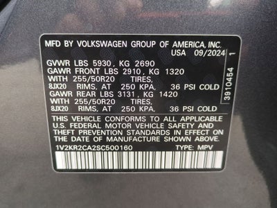 2025 Volkswagen Atlas 2.0T SE w/Technology