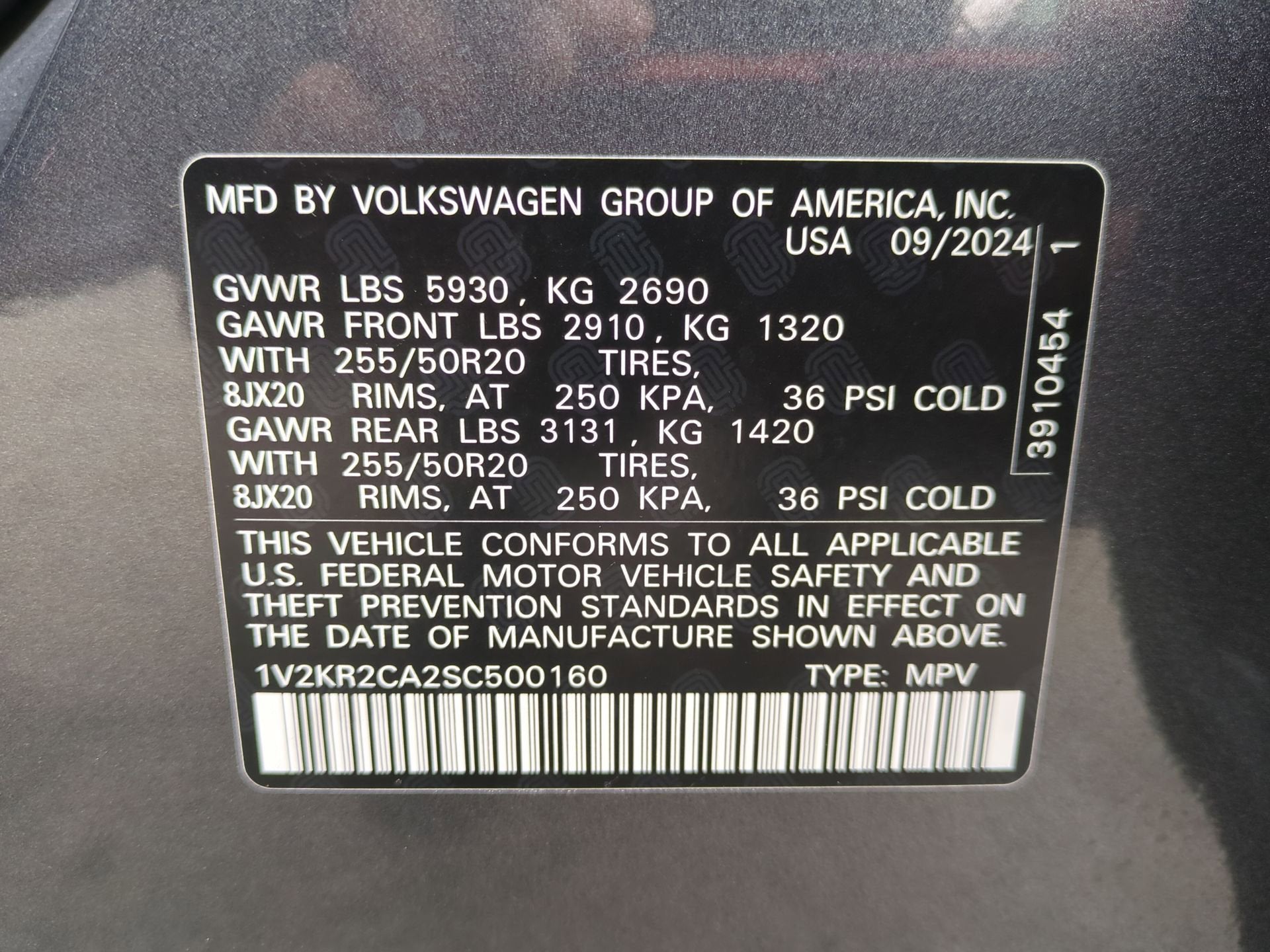 2025 Volkswagen Atlas 2.0T SE w/Technology