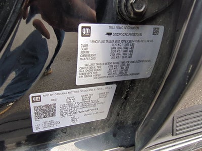 2022 Chevrolet Silverado 1500 Custom Trail Boss