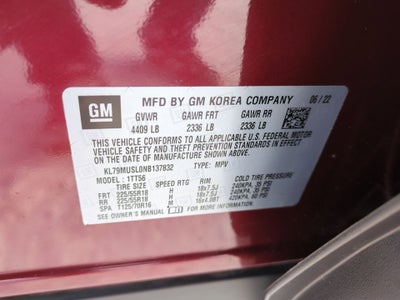 2022 Chevrolet Trailblazer RS