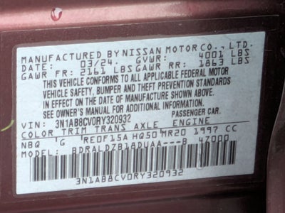 2024 Nissan Sentra SV