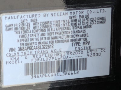 2025 Nissan Kicks SV