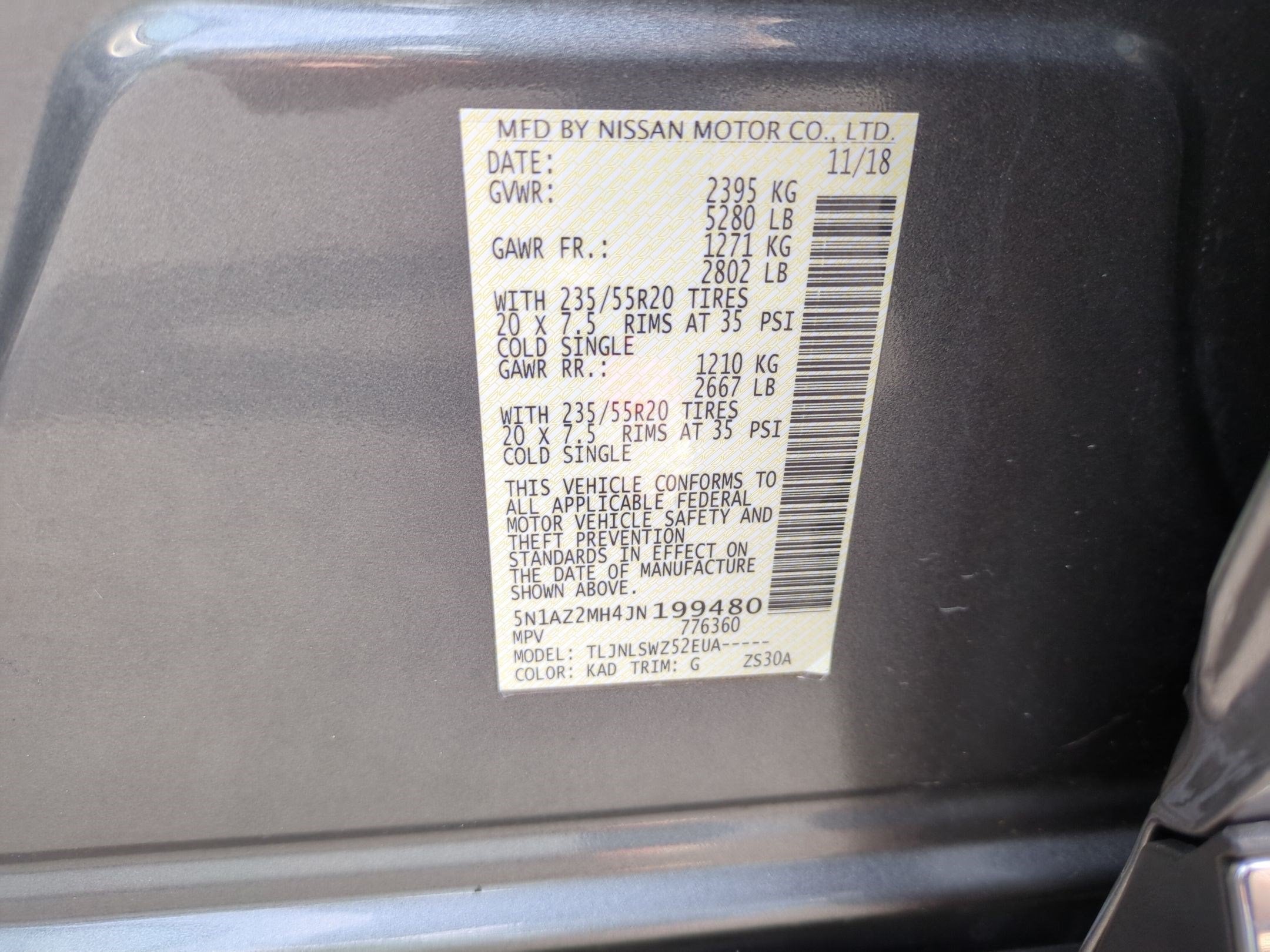 2018 Nissan Murano Platinum
