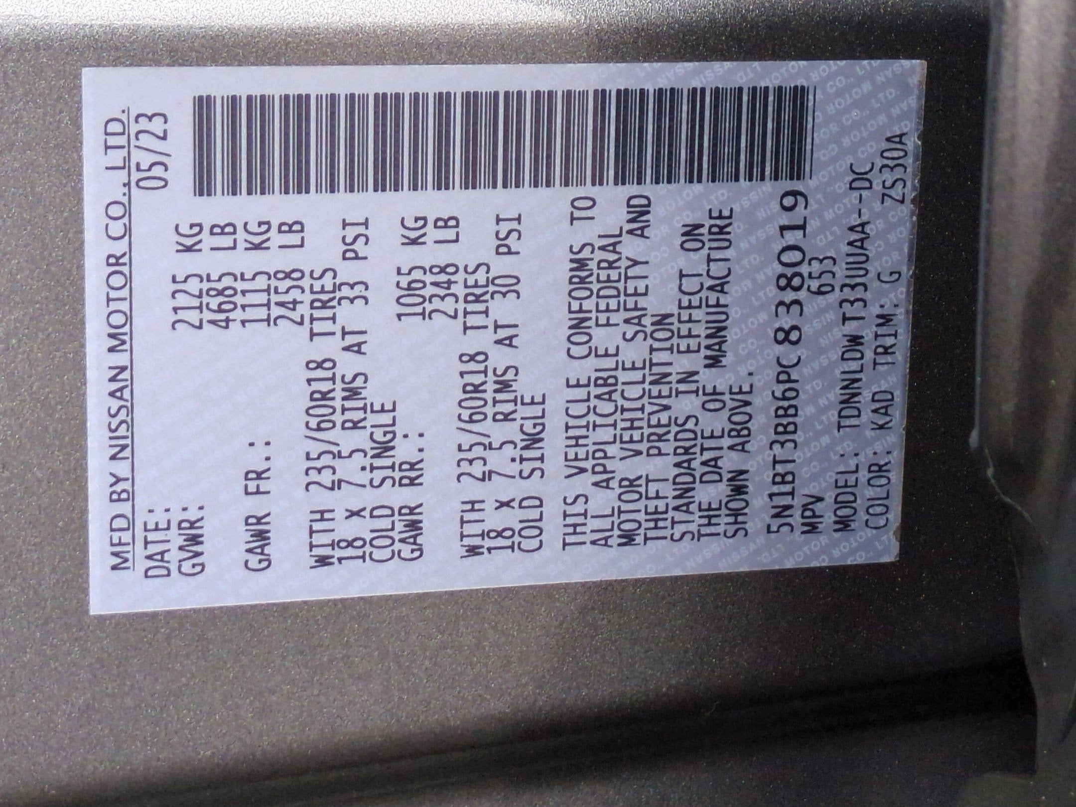 2023 Nissan Rogue SV