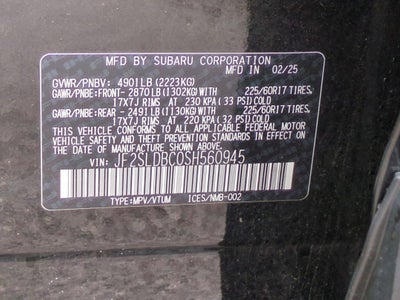 2025 Subaru Forester Premium