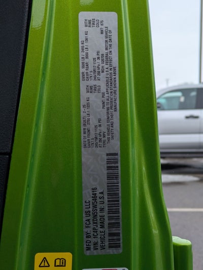 2025 Jeep Wrangler Sport S