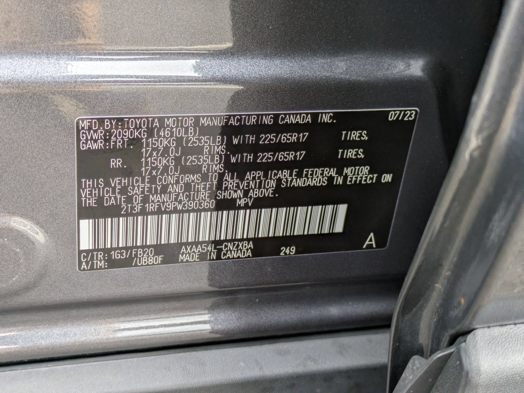 2023 Toyota RAV4 LE