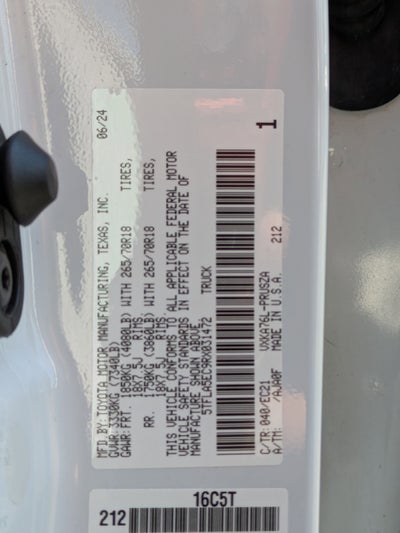 2024 Toyota Tundra 4WD SR5