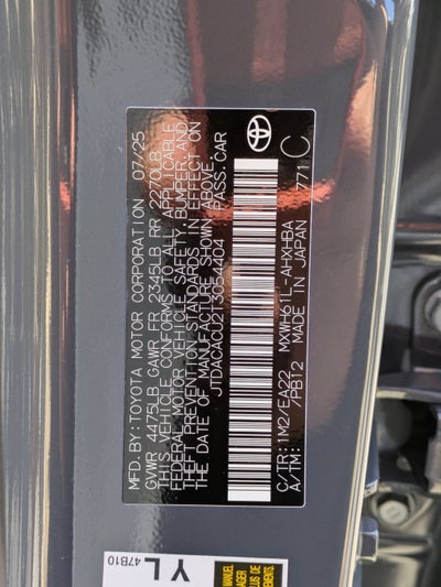 2026 Toyota Prius Plug-In Hybrid Base