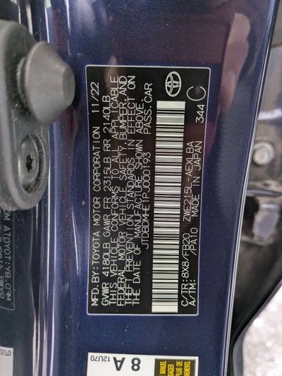 2023 Toyota Corolla Base