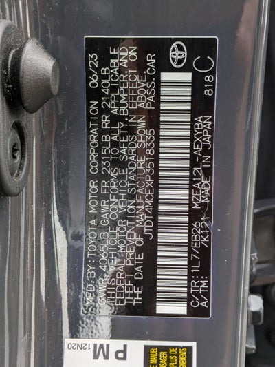 2023 Toyota Corolla XSE