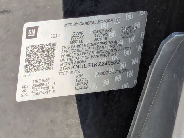 2019 GMC Acadia SLT-1
