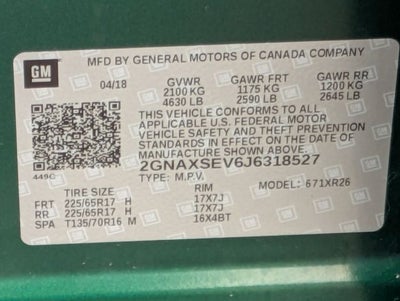 2018 Chevrolet Equinox LT