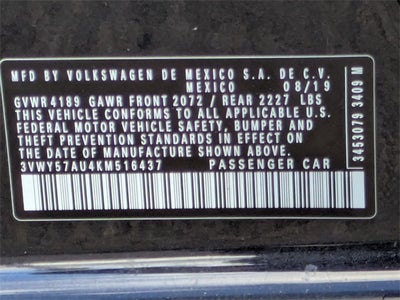 2019 Volkswagen Golf SportWagen S