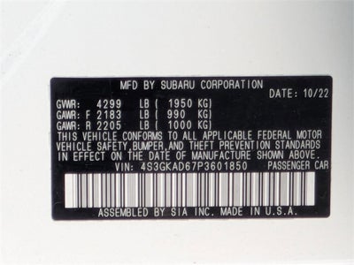 2023 Subaru Impreza Premium