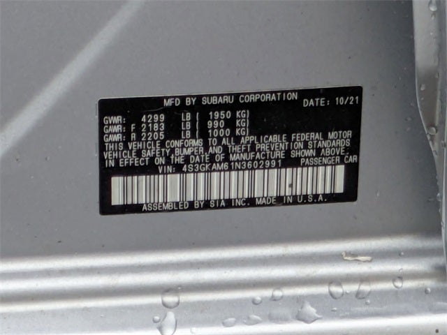 2022 Subaru Impreza Sport