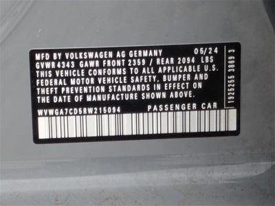 2024 Volkswagen Golf GTI 2.0T S