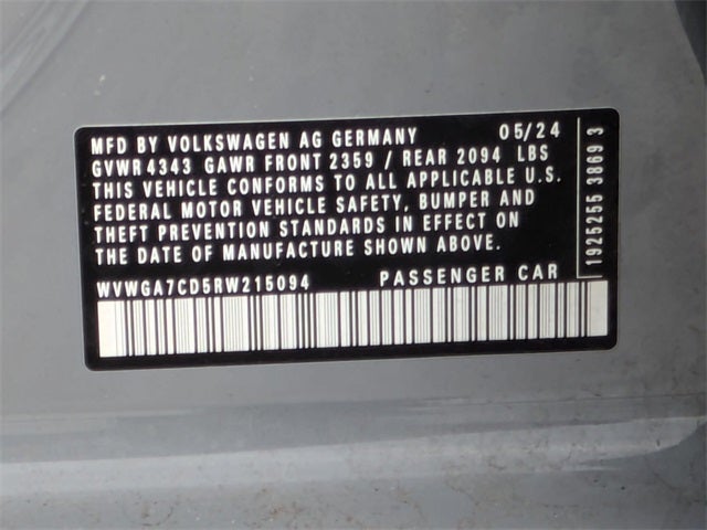 2024 Volkswagen Golf GTI 2.0T S