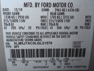 2020 Lincoln Aviator Reserve