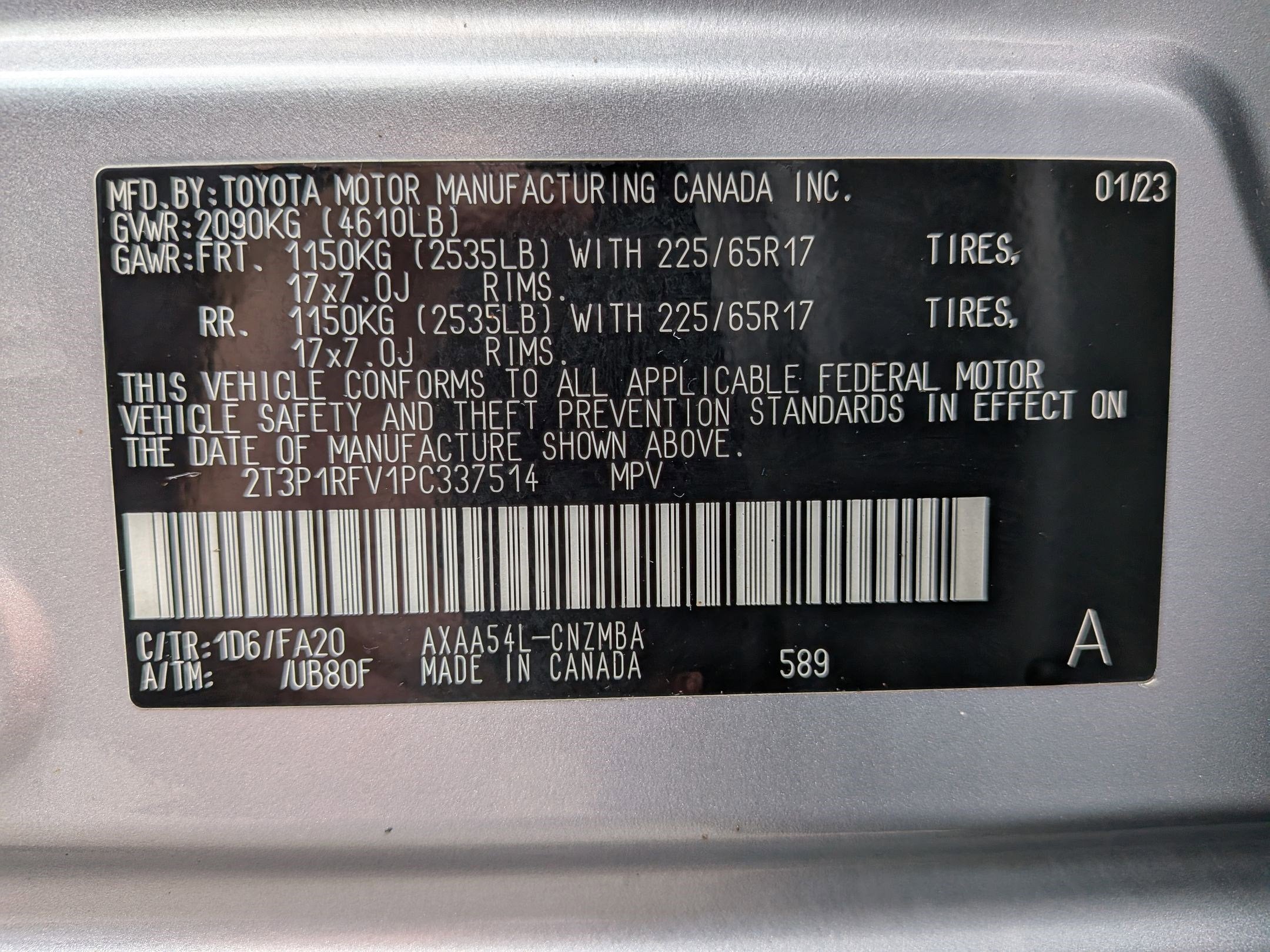 2023 Toyota RAV4 XLE w/ Convenience & Cold Weather Pkg