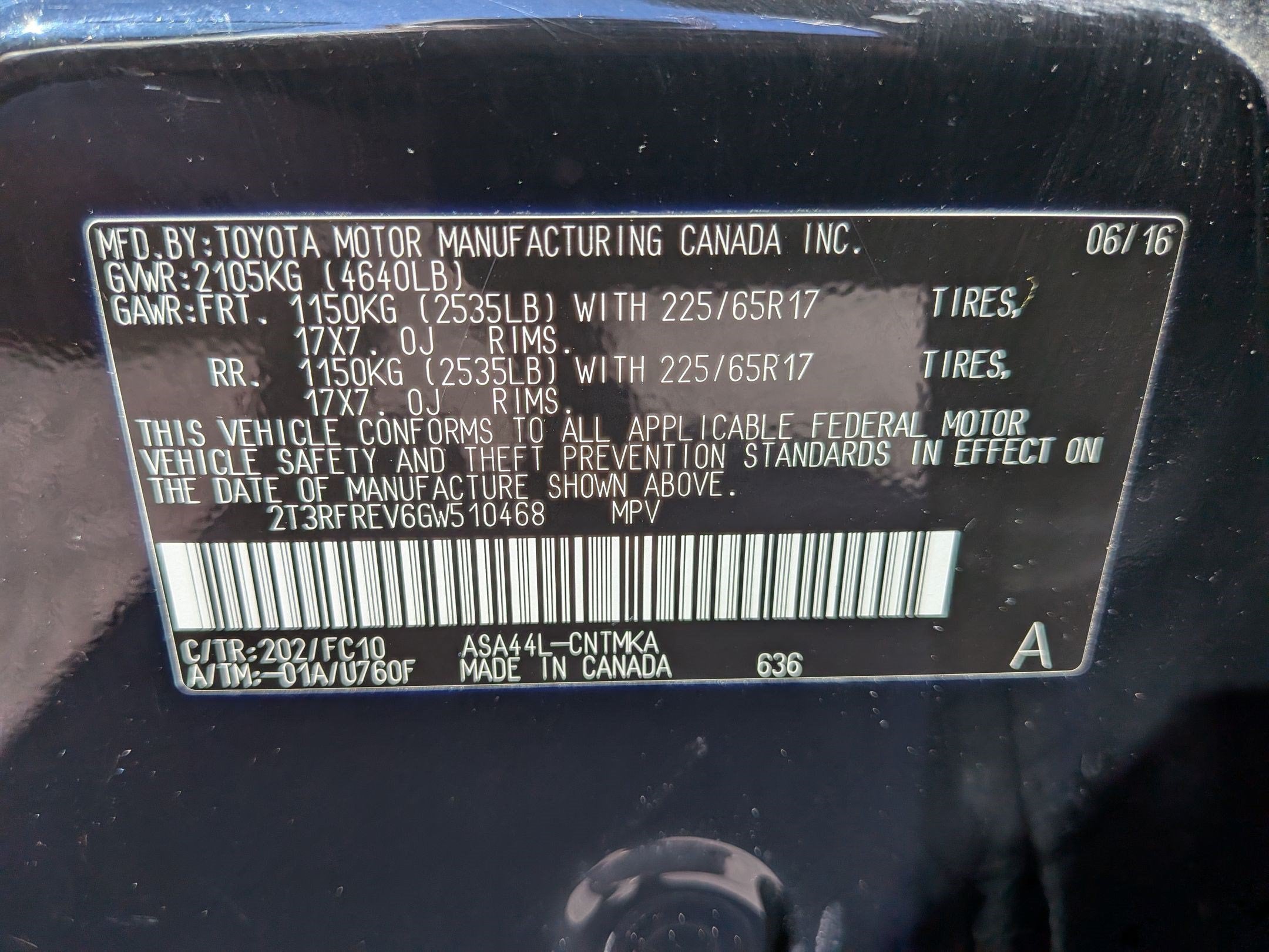 2016 Toyota RAV4 XLE
