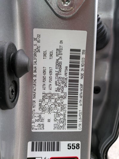 2022 Toyota Tacoma TRD Sport Long Bed V6