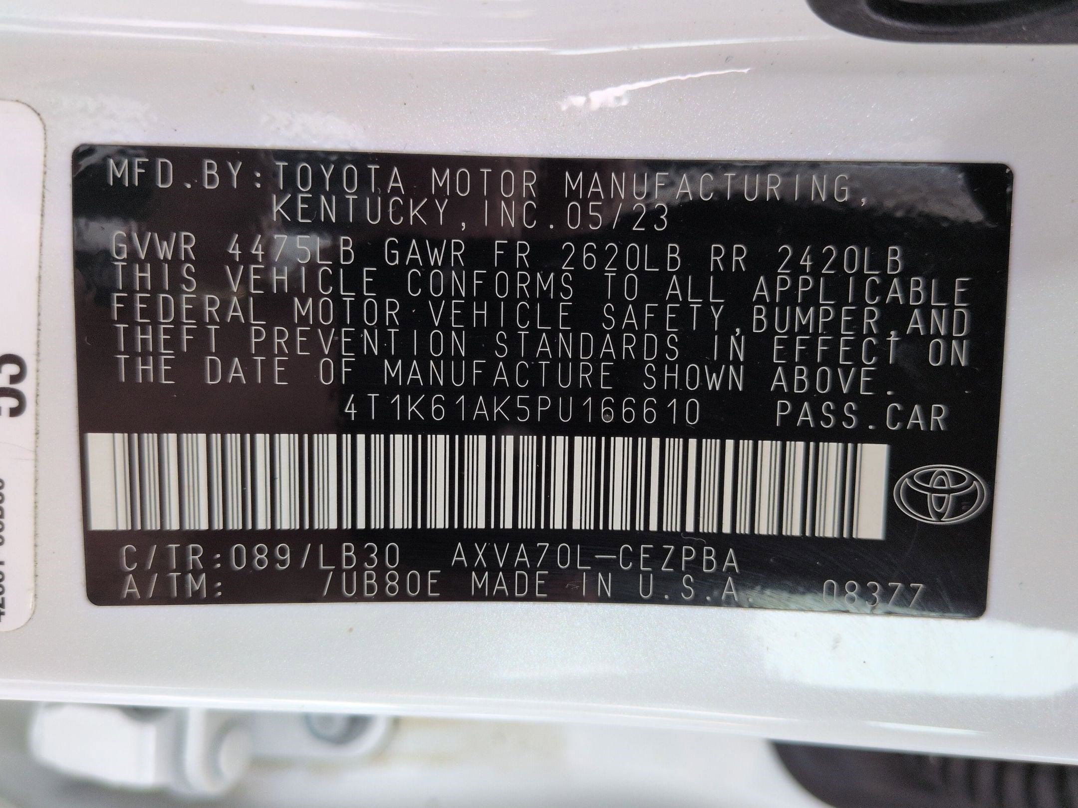 2023 Toyota Camry XSE w/ Cold Weather & Driver Assist Pkg