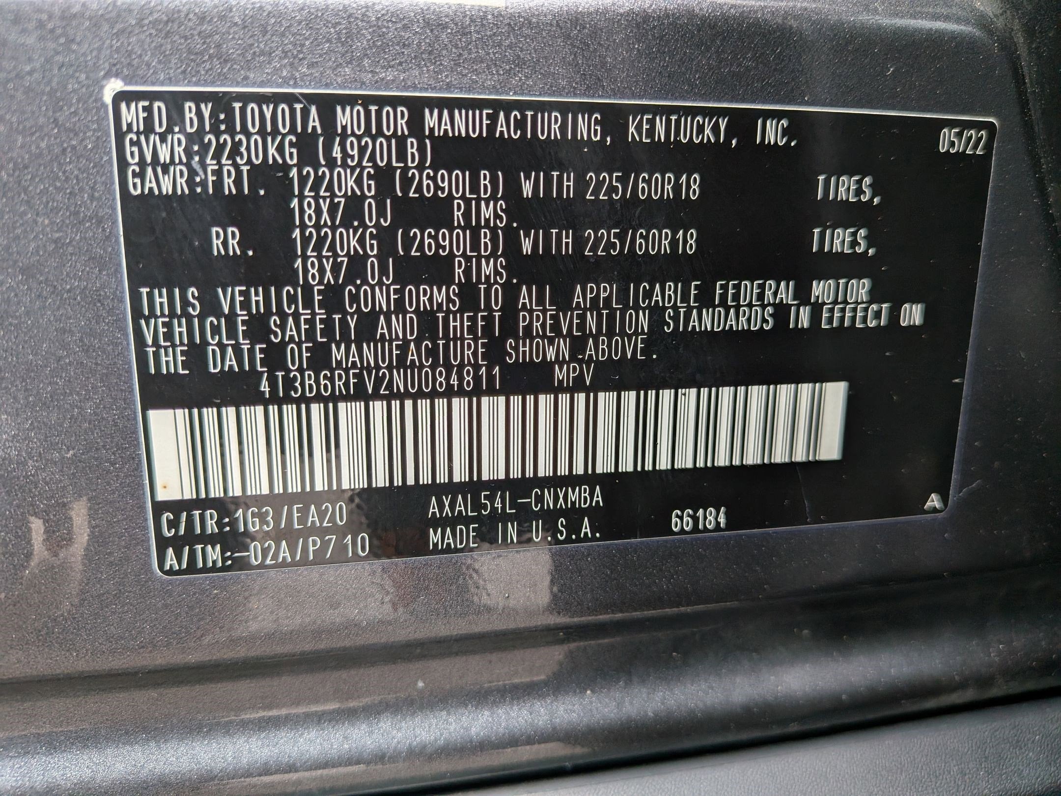 2022 Toyota RAV4 Hybrid XLE Premium w/ Premium Weather Pkg