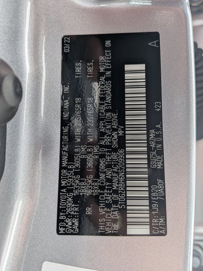 2022 Toyota Highlander XLE