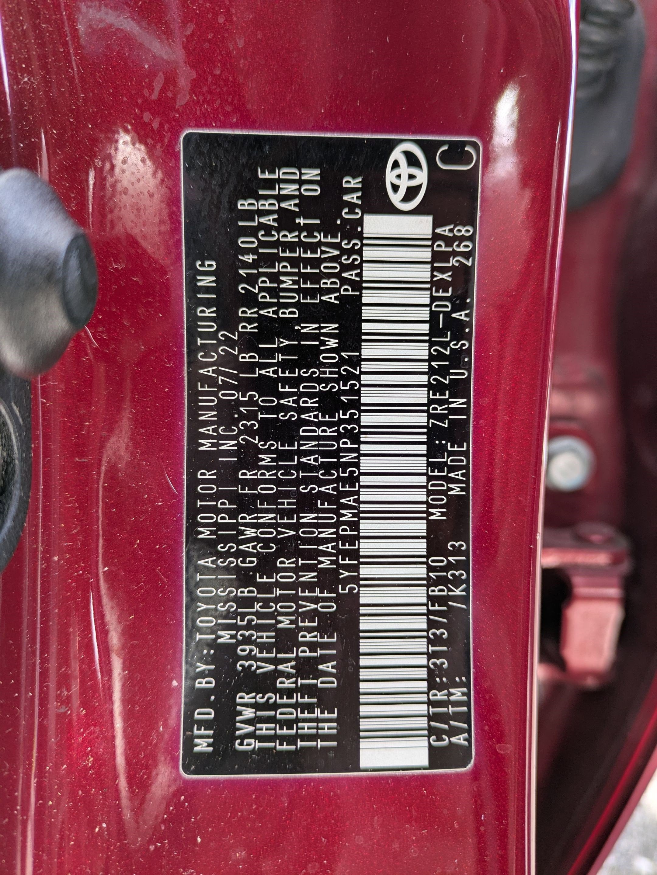 2022 Toyota Corolla LE