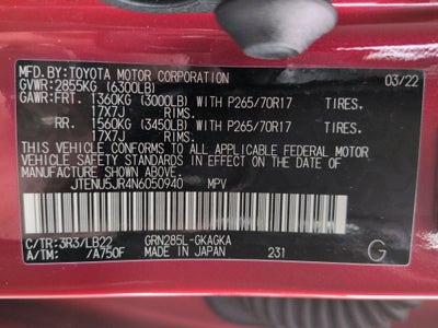 2022 Toyota 4Runner SR5 Premium