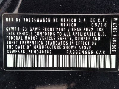 2019 Volkswagen Jetta SEL