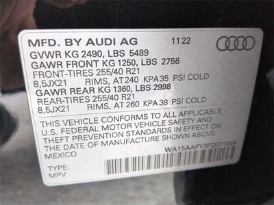 2023 Audi Q5 Sportback 45 S line Premium Plus quattro