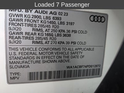 2023 Audi Q7 45 Premium quattro