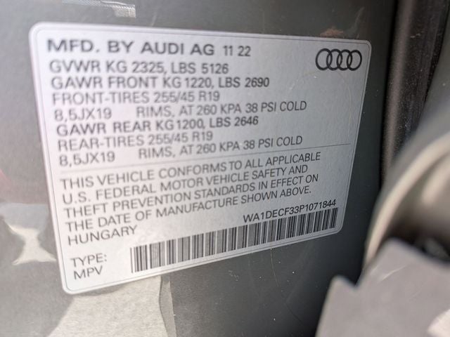 2023 Audi Q3 Premium S Line quattro