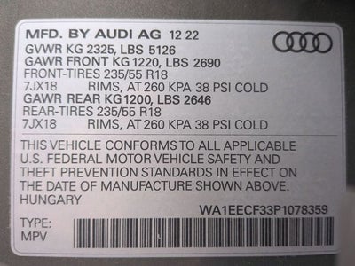 2023 Audi Q3 Premium Plus S Line quattro