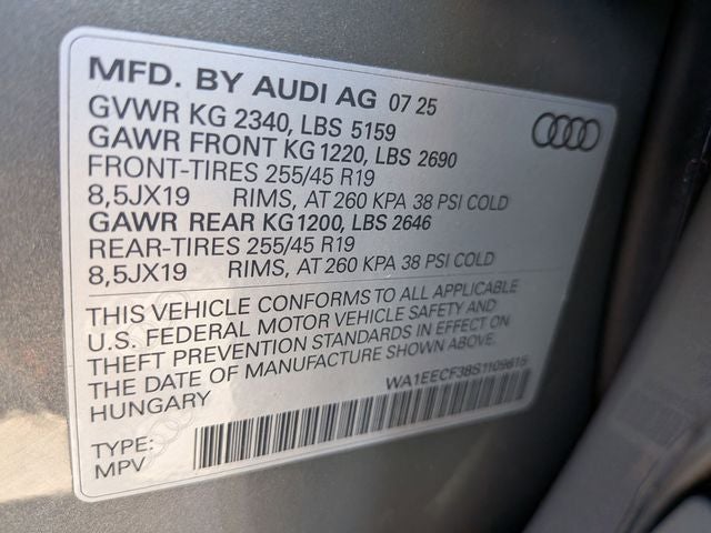 2025 Audi Q3 Premium Plus S Line quattro