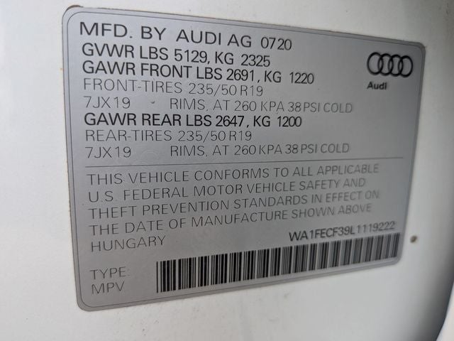 2020 Audi Q3 Prestige S line quattro