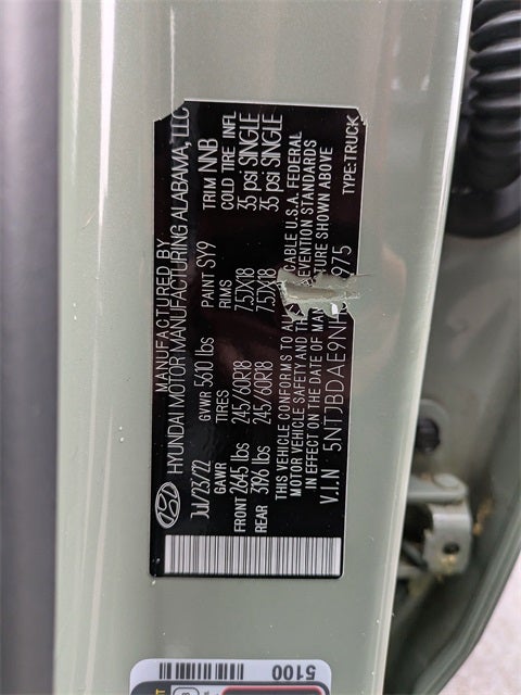 2022 Hyundai Santa Cruz SEL