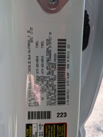 2026 Toyota Tacoma TRD Sport