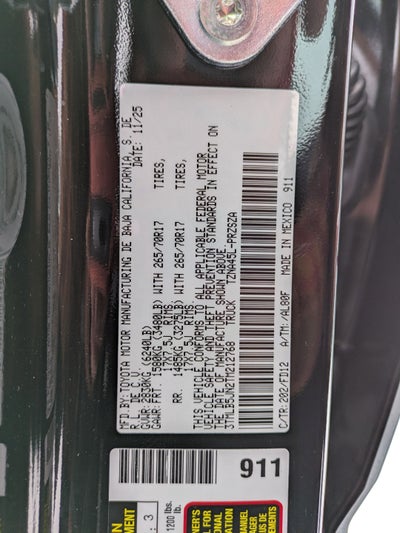 2026 Toyota Tacoma TRD Off-Road