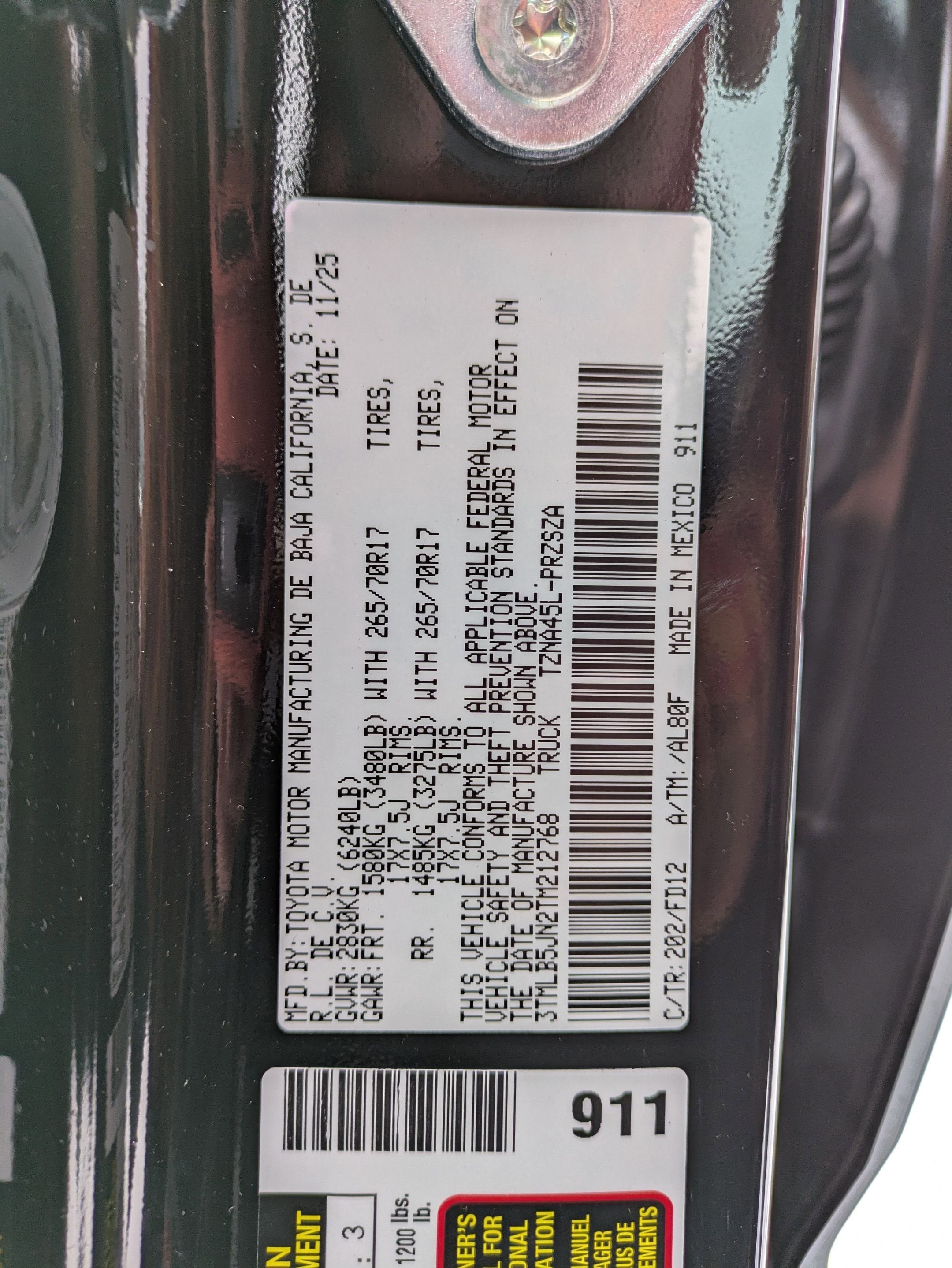 2026 Toyota Tacoma TRD Off-Road