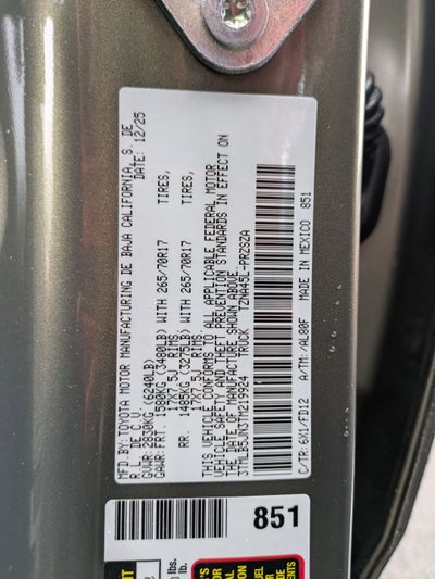 2026 Toyota Tacoma TRD Off-Road