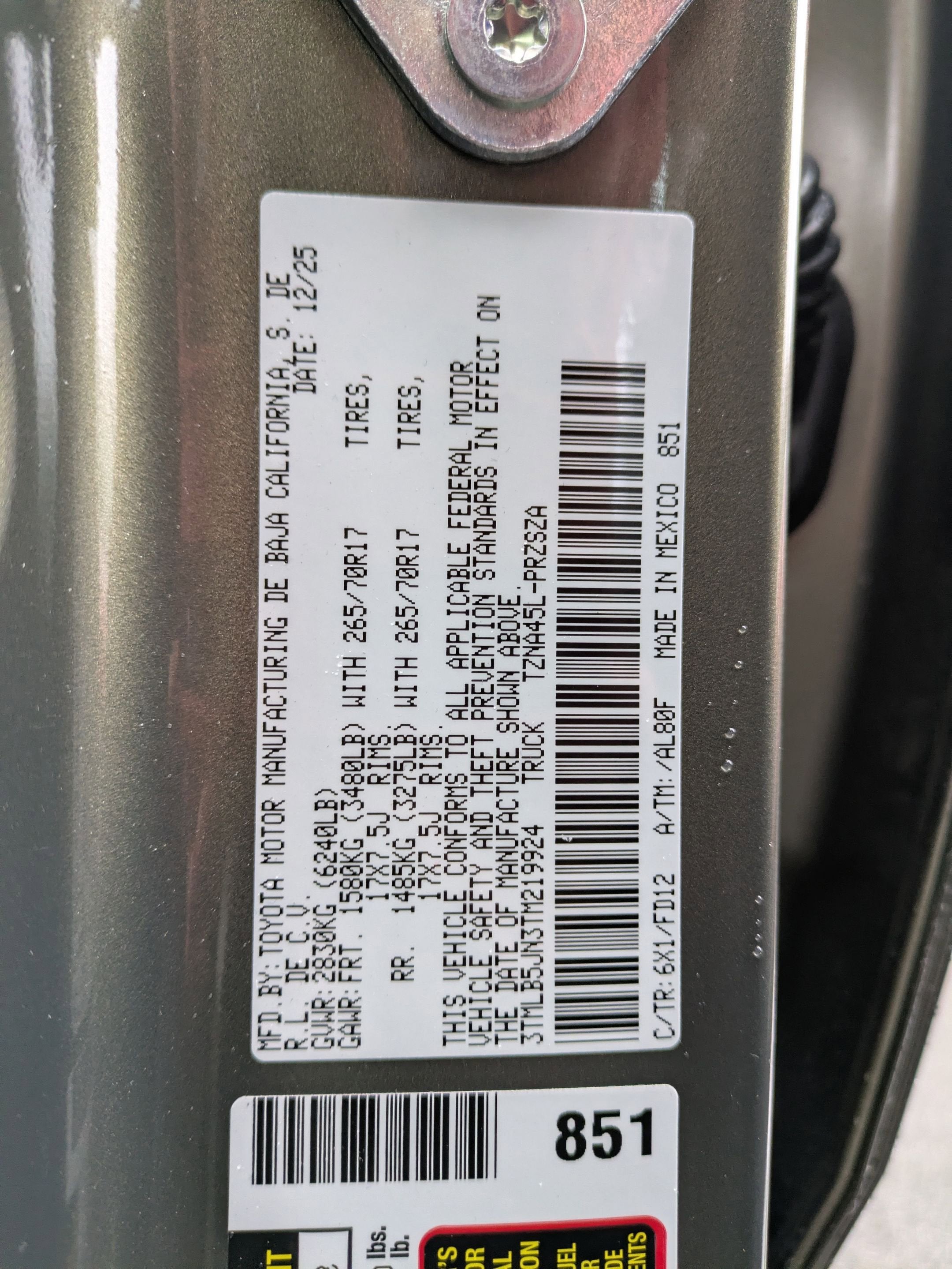 2026 Toyota Tacoma TRD Off-Road