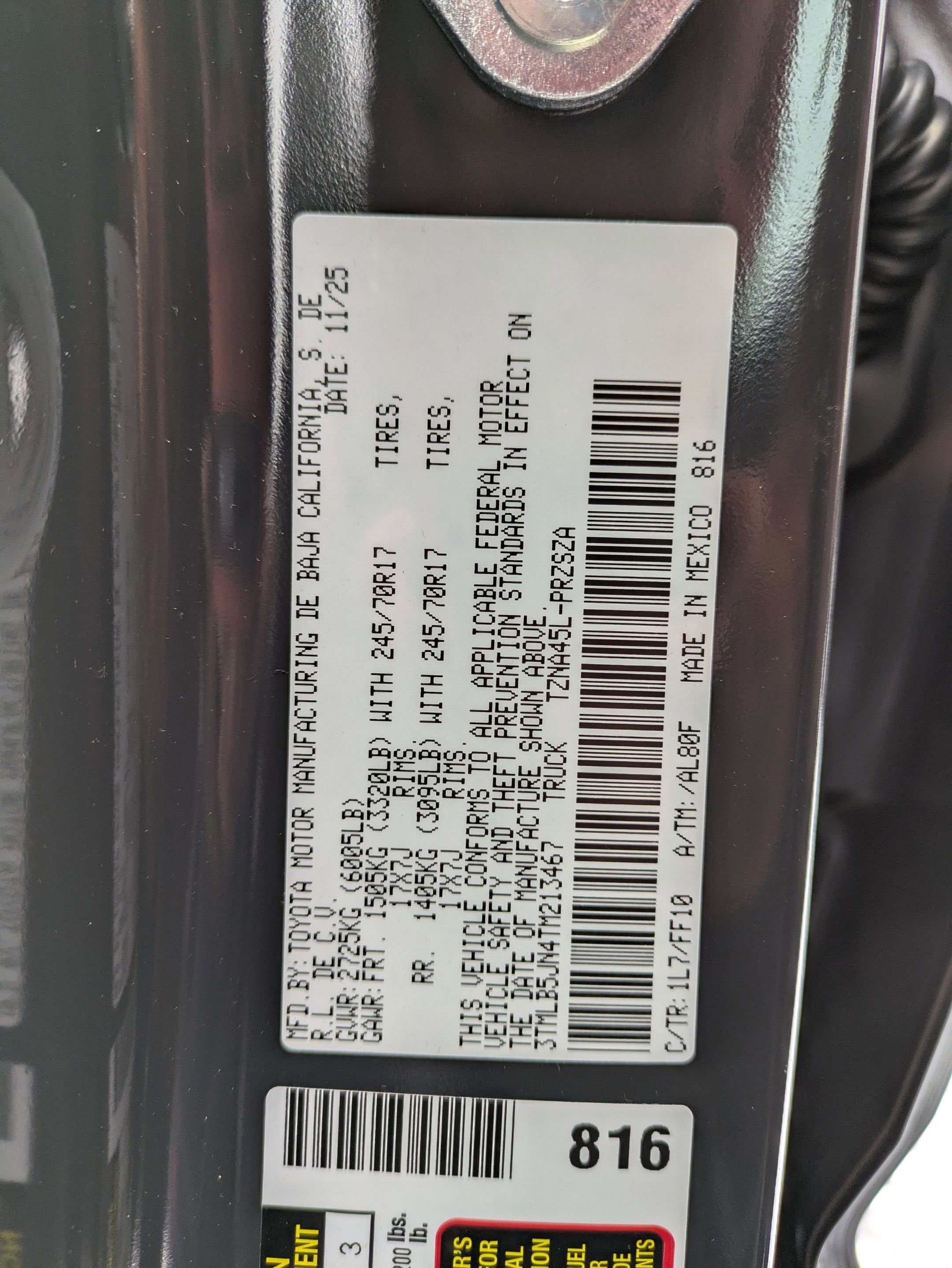 2026 Toyota Tacoma SR5