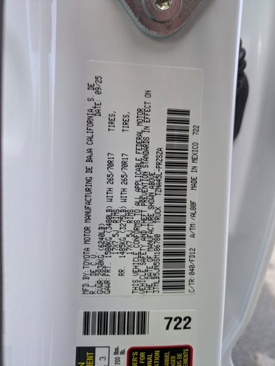 2025 Toyota Tacoma TRD Off-Road