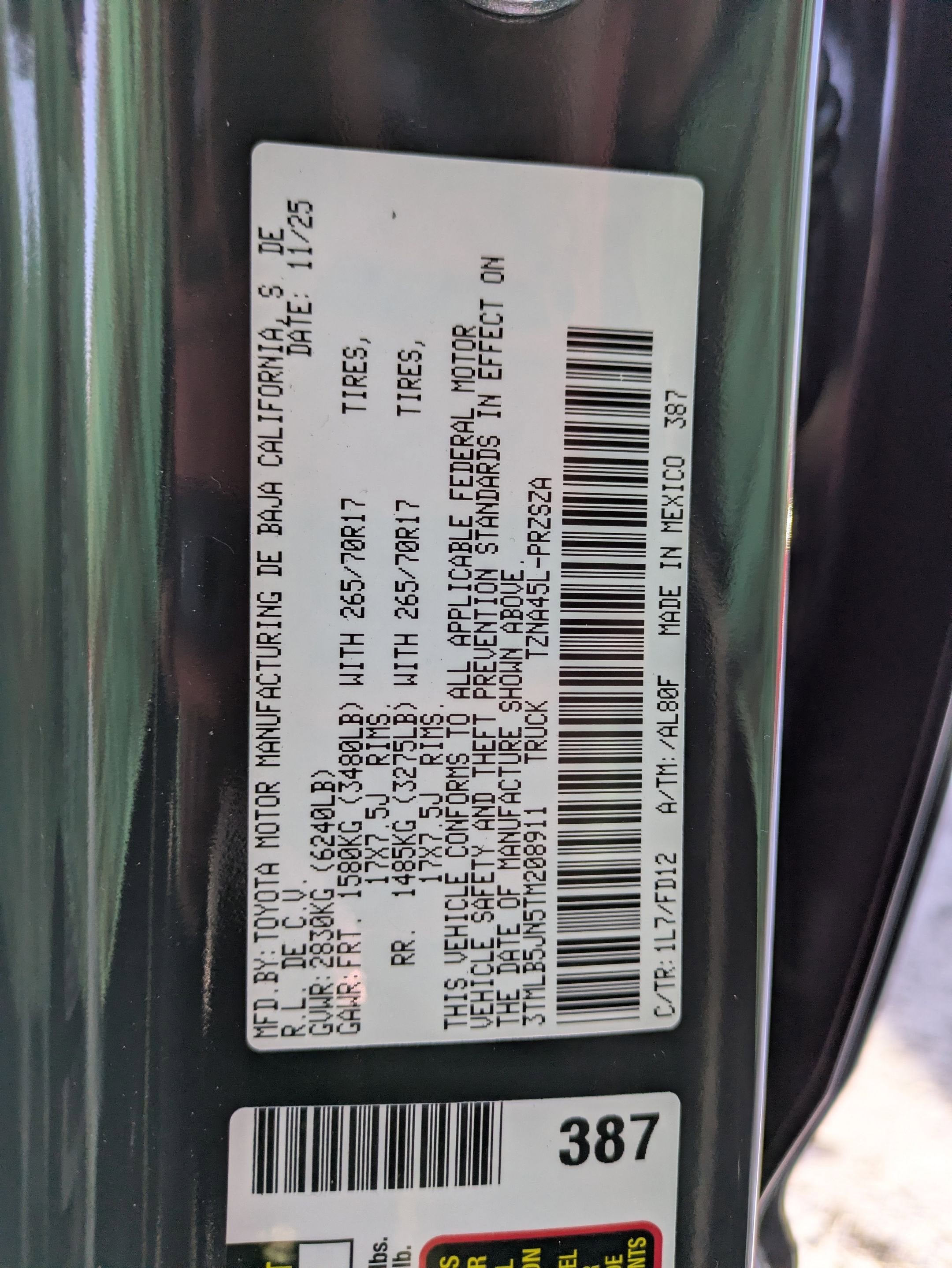 2026 Toyota Tacoma TRD Off-Road