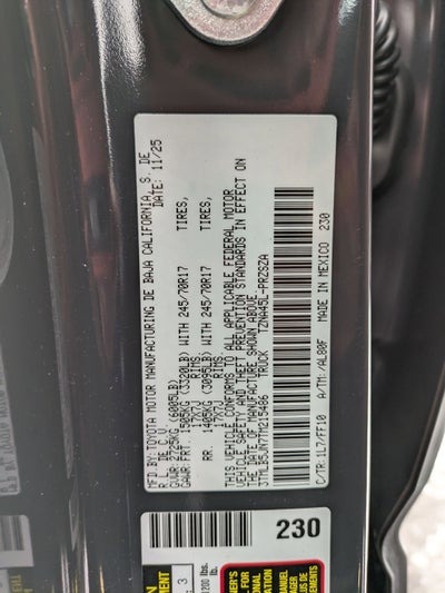 2026 Toyota Tacoma SR5