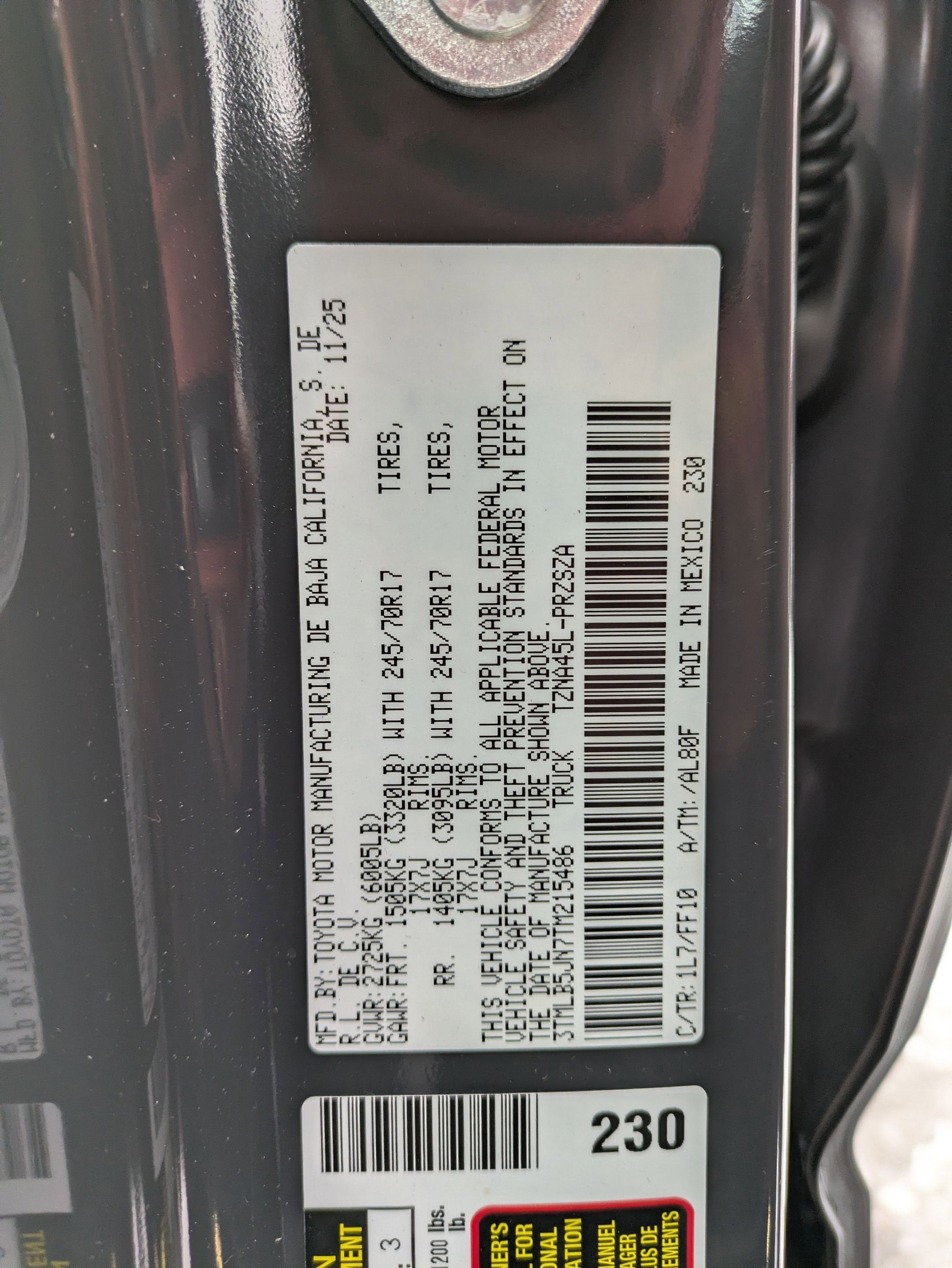 2026 Toyota Tacoma SR5